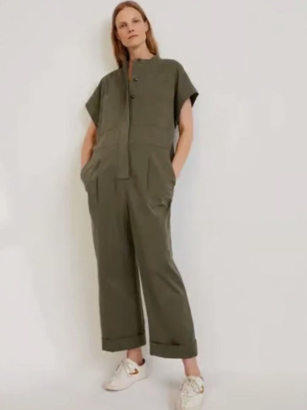 Everlane Workwear Jumpsuit in olive Green - NWT